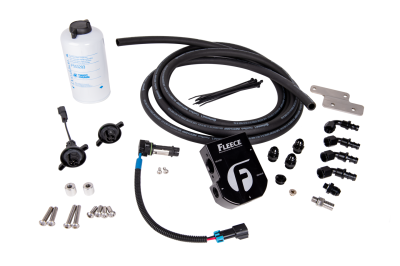 Fleece Performance - Fleece FPE-CUMM-HFFBA-0318 Heated Fuel Filter for 03-18 Dodge RAM Cummins