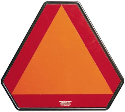 Peterson - Peterson 459 SMV Emblem Reflector Assembly 16.25" x 14" Orange/Red