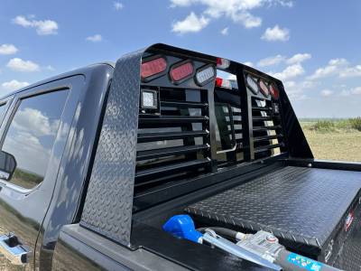 ACIW - Anderson Custom Iron Works DSOSADX Cab Protector Headache Rack for Dodge Ram