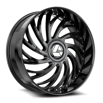 Azara - Azara Wheel AZX-101 24x9 5x115 5x120 32mm Gloss Black AZX-1012493932GB