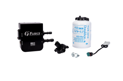 Fleece Performance - Fleece FPE-CUMM-UBFA-1924 Under Bed Fuel Filter Assembly for 19-24 RAM 2500/3500