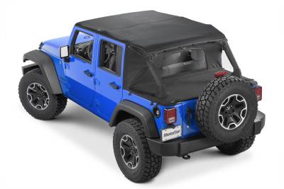 MasterTop - MasterTop 14810424 Cable Style Bimini Top Combo for 07-09 Jeep Wrangler JK 4dr