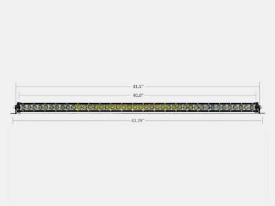 Cali Raised LED - Cali Raised LED CR2316 42" Slim Single Row Straight LED Light Bar 20K Lumens