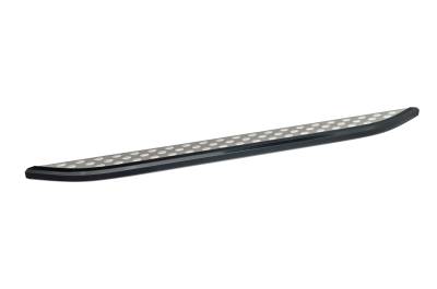 Dee Zee - Dee Zee DZ16202 NXc Running Boards Black Top UltraShine Vac Metal Trim 72"/6"/6"