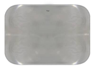 Cipa Mirrors - CIPA Mirrors 60100 West Coast Mirror Square Back Head 8"x10"