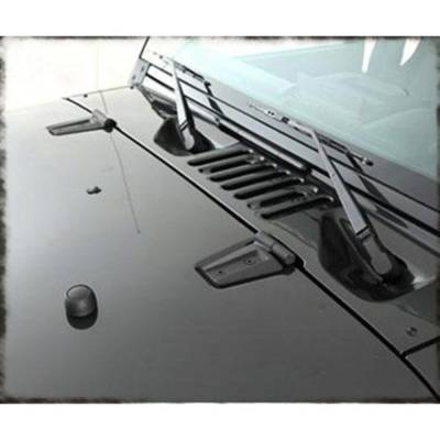 Smittybilt - Smittybilt 7680 Black Hood Kit for 07-18 Jeep Wrangler JK 2/4DR
