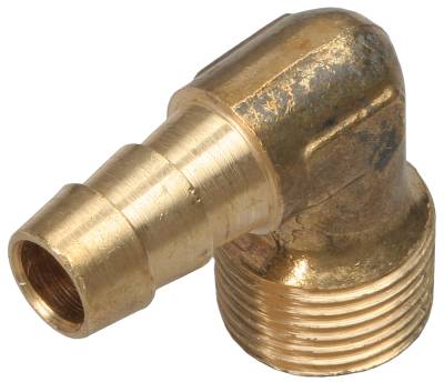Trans-Dapt Performance - Trans-Dapt 2271 3/8" NPT to 3/8" I.D. 90-DEG Fuel Hose Fitting Brass
