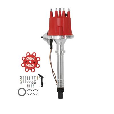 MSD - MSD Ignition 8361 Street Pro-Billet Distributor for Chevy V8 Street w/Vacuum