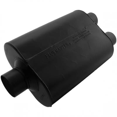 Flowmaster - Flowmaster Super 40 Series 3.0" Center/Dual Muffler Aluminized 9530452