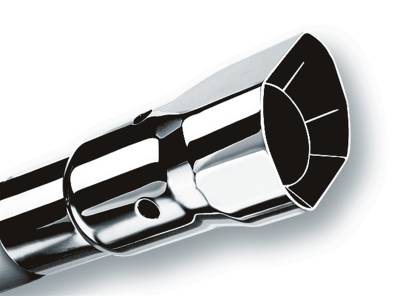 Borla - Borla Exhaust 20115 Univ 6" Long Tip 2.25" In x 2.75" x 2.5" Single Square Out