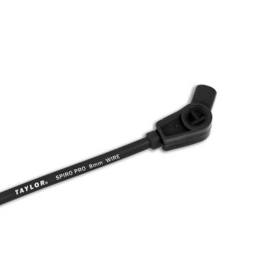 Taylor Cable - Taylor Cable 73053 8mm Spiro-Pro Spark Plug Wire Set Black 135-DEG Universal