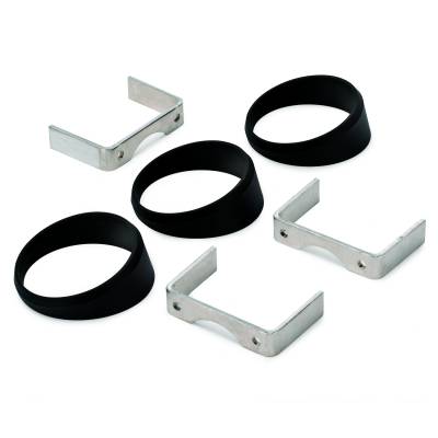 AutoMeter - AutoMeter 3244 Angle Ring Mounts 2-5/8" Gauges Black 3Pcs
