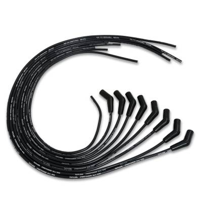 Taylor Cable - Taylor Cable 50053 8mm StreeThunder Spark Plug Wire Set 135-DEG Black Universal