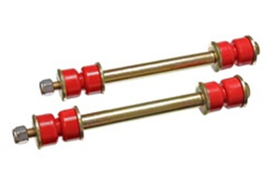 Energy Suspension - Energy Suspension 9.8121R Sway Bar End Link Kit Front/Rear Polyurethane Red