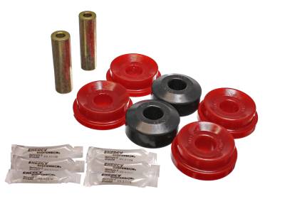 Energy Suspension - Energy Suspension 15.3118R Control Arm Bushing Set Rear Polyurethane Red