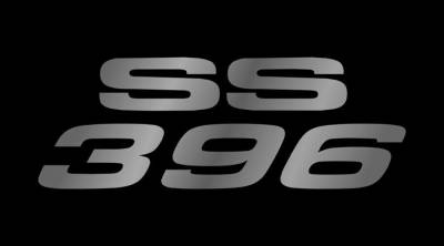 Eurosport Daytona - Eurosport Daytona 3349-1 Carbon Steel License Plate SS 396 Logo