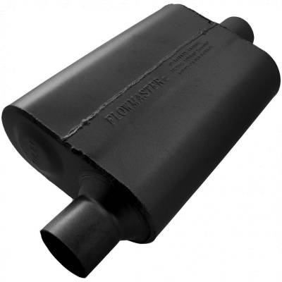 Flowmaster - Flowmaster 942541 40 Series Delta Flow Muffler Offset/Center Aluminized