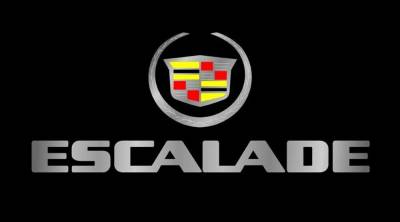 Eurosport Daytona - Eurosport Daytona 2205-1 Lazer-Tag License Plate Cadillac Escalade Logo