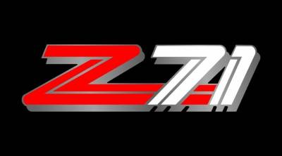 Eurosport Daytona - Eurosport Daytona 3332-1 Carbon Steel License Plate Chevrolet Z71 Logo
