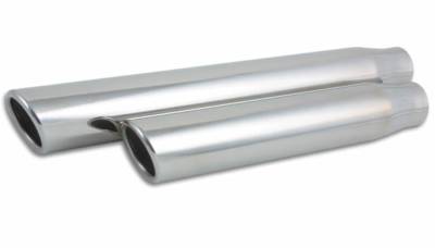 Vibrant Performance - Vibrant 1575 3" Round Stainless Steel Tip Angle Cut 2.5" Inlet 11" Long