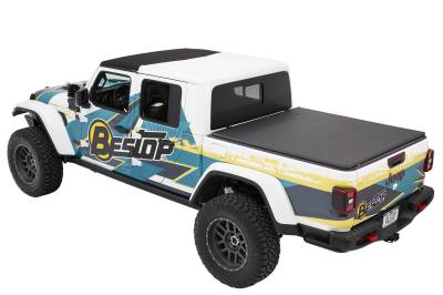 Bestop - Bestop 16280-35 EZ-Fold Soft Tri-Fold Tonneau Cover for 20-26 Jeep Gladiator 5'