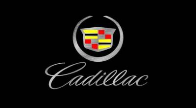 Eurosport Daytona - Eurosport Daytona 3203-1 Carbon Steel License Plate Cadillac Logo