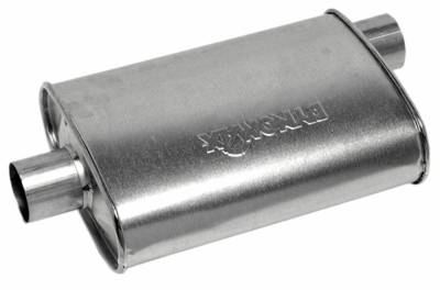 Dynomax - Dynomax Super Turbo Muffler 2.5" In 2.5" Out Offset/Center 17733