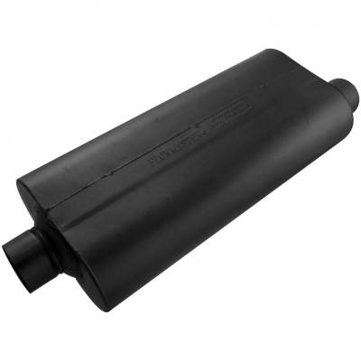 Flowmaster - Flowmaster 70 Series Muffler 3.00 Center-In/3.00 Offset Out Mild Sound 53072