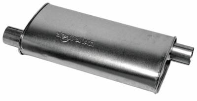 Dynomax - Dynomax Super Turbo Muffler 2.5" In 2.5" Out Offset/Offset 17749