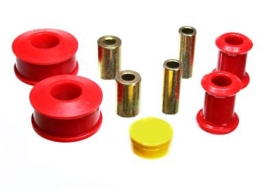 Energy Suspension - Energy Suspension 15.3117R Control Arm Bushing Set Front Polyurethane Red