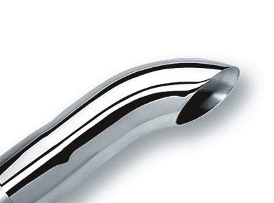 Borla - Borla Exhaust 20140 Universal 9" Long Tip 3" Inlet x 3" Single Round Outlet