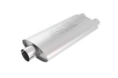 Borla - Borla 400485 ProXS Muffler Notched Neck 2.5" Inlet/2.5" Outlet 4 x 9.5" Oval