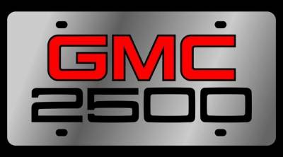 Eurosport Daytona - Eurosport Daytona 1602-1 Stainless License Plate GMC 2500 Logo