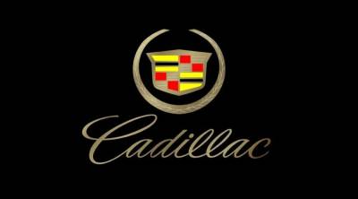 Eurosport Daytona - Eurosport Daytona 3203-2 Carbon Steel License Plate Cadillac Logo
