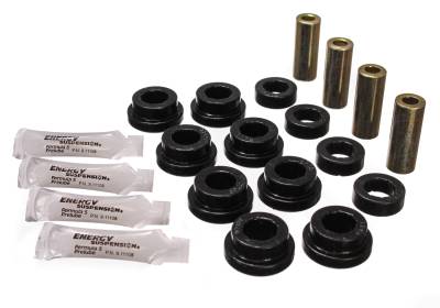 Energy Suspension - Energy Suspension 16.3104G Rear Polyurethane Control Arm Bushing Set Black
