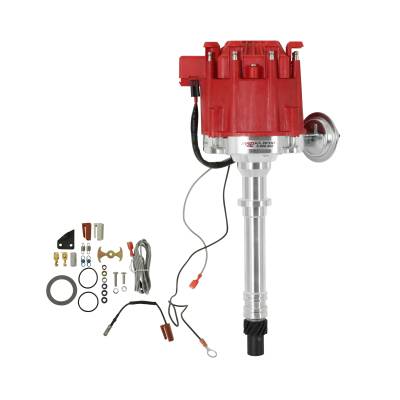 MSD - MSD Ignition 8365 4-Pin Ignition Module Pro-Billet Distributor for GM HEI