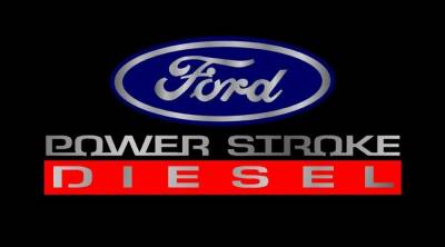 Eurosport Daytona - Eurosport Daytona 2577-1 Lazer-Tag License Plate Ford Powerstroke Diesel Logo