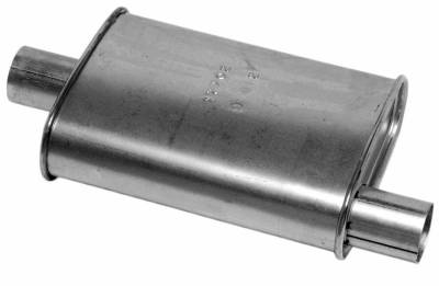 Dynomax - Dynomax 17702 Thrush Turbo Muffler 2" In 2" Out Offset/Center