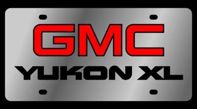 Eurosport Daytona - Eurosport Daytona 1607-1 Stainless License Plate GMC Yukon XL Logo