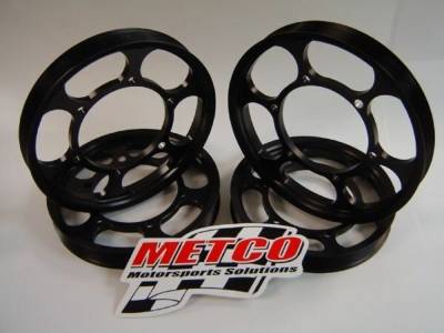 Metco Motorsports - Metco MCR0010V 10.0" 5.5-lb Interchangeable Crank Pulley Ring Camaro ZL1/CTS-V