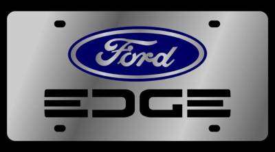 Eurosport Daytona - Eurosport Daytona 1579N-1 Stainless License Plate Ford Edge Logo