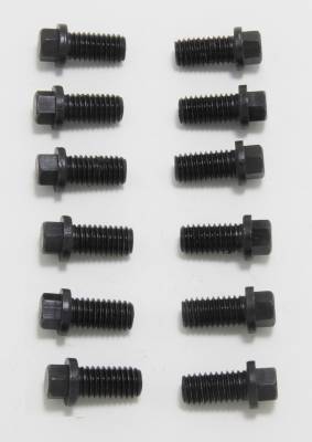 Trans-Dapt Performance - Trans-Dapt 8885 Header Bolts 3/8"-16x3/4" Mini Head SB ChevyBB Chrysler/Pontiac