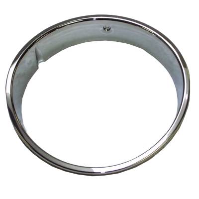 Crown Automotive Jeep Replacement - Crown Automotive 55055047 Front Headlamp Bezel for 97-06 Jeep Wrangler LH