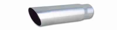 Vibrant Performance - Vibrant 1559 3" Round Stainless Steel Tip Angle Cut 2.5" Inlet 11" Long