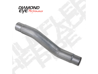 Diamond Eye Performance - Diamond Eye 510215 Muffler Replacement Pipe 3.5" Aluminized 32" Long