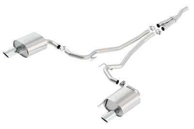 Borla - Borla 140585 ATAK Cat-Back Exhaust One Rear Exit 15-23 Mustang EcoBoost 2.3L