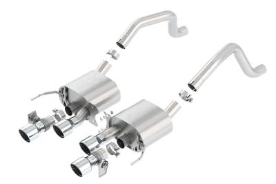 Borla - Borla 11903 ATAK Axle-Back Exhaust Quad Center Rear Exit for 15-19 Corvette 6.2L