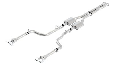 Borla - Borla 140436 ATAK Cat-Back Exhaust Dual Split RR Exit for 11-14 Challenger SRT-8