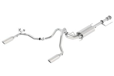 Borla - Borla 140405 Touring Cat-Back Exhaust Single Split RR Exit for 10-14 FJ Cruiser