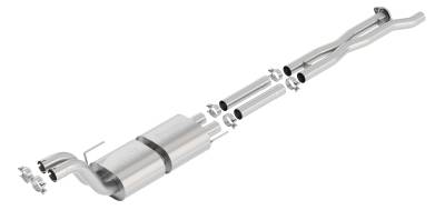 Borla - Borla 60637 2.75" In/3" Out S-Type Mid-Section Exhaust System for 17-19 F150 3.5